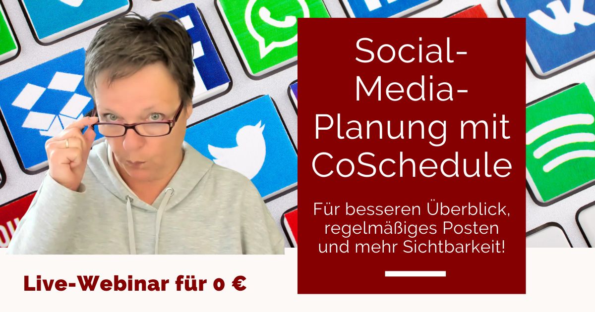 Social-Media-Planung mit CoSchedule - Webinar