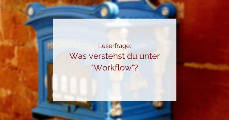 Workflow aufbauen